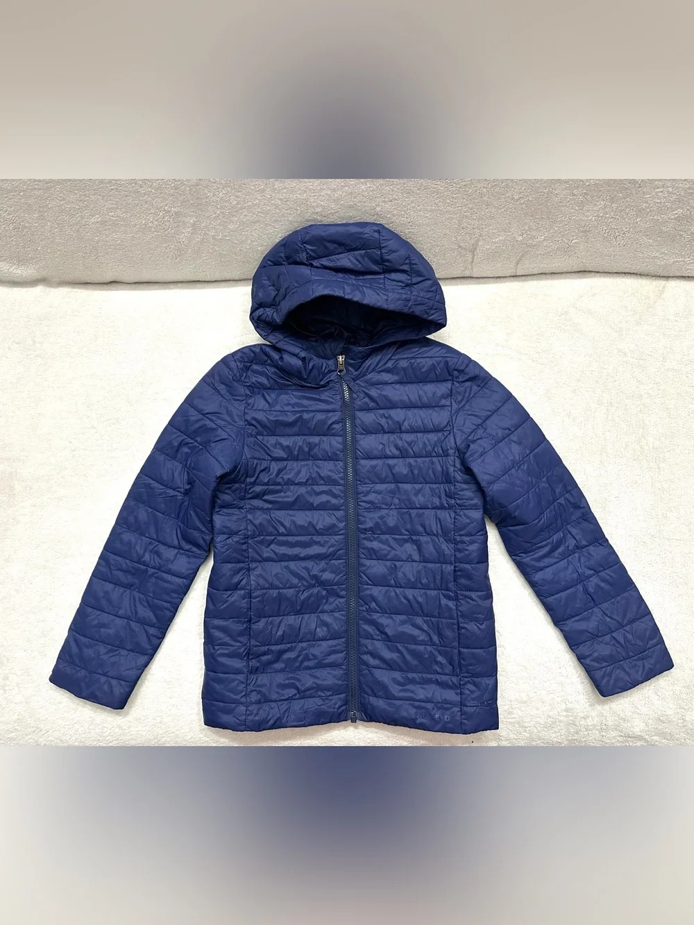 Lands' End Quilted Jacket Boys Size 8 Years Excellent Condition